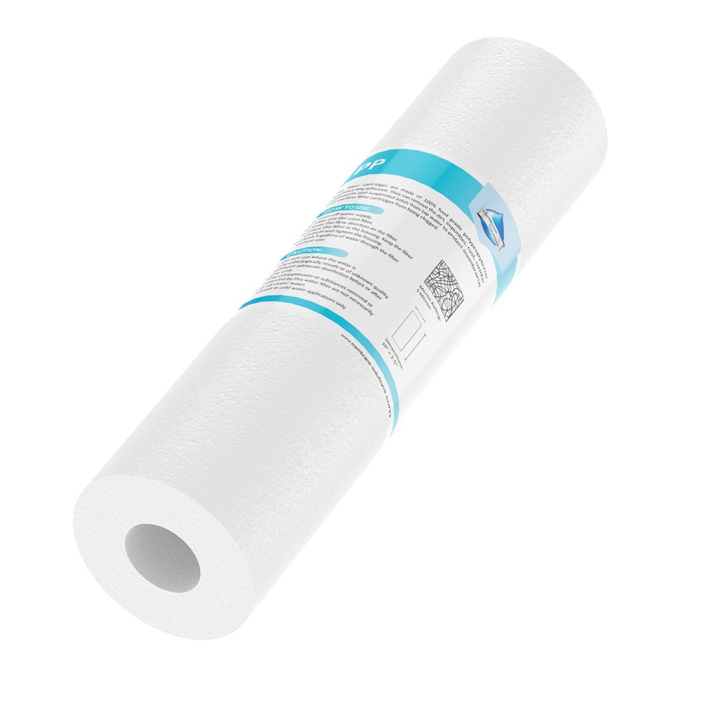 1/5/10/20/25/50 Micron 10" x 2.5" PP Sediment Water Filter Cartridges 1-25 Pack