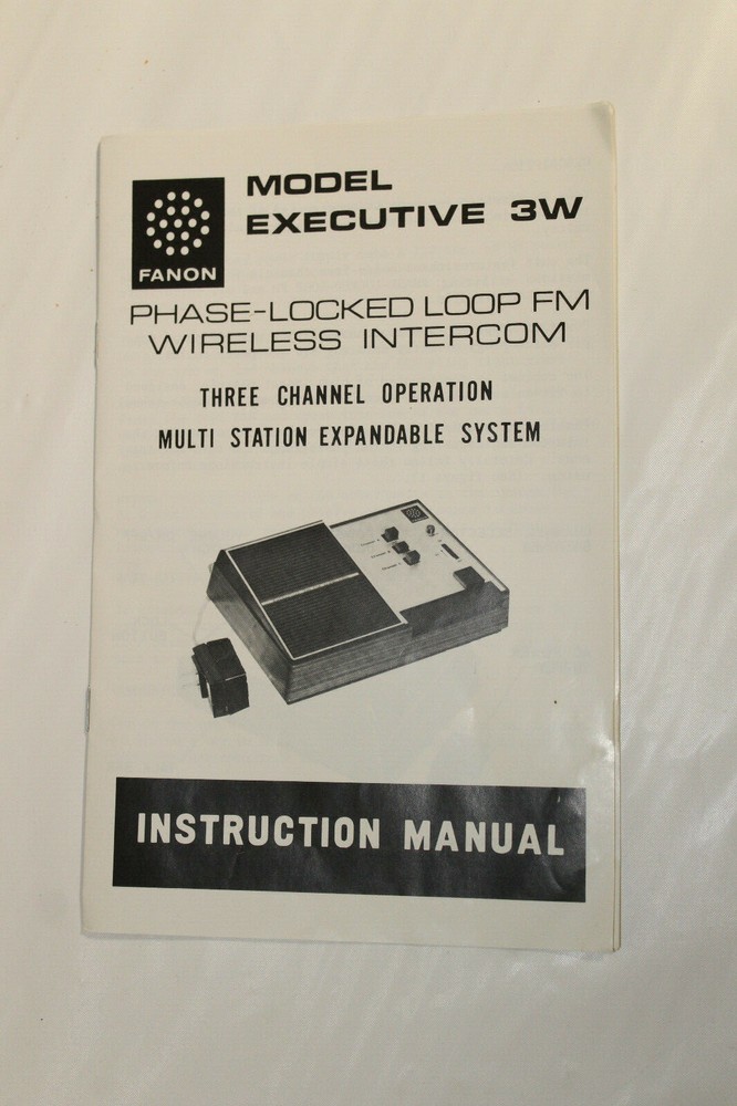 NOS NIB Fanon Courier Executive 3W FM Wireless Intercom Station