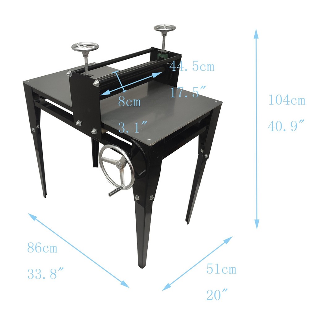 Manual Ceramic Clay Plate Machine Slab Roller for Clay Heavy Duty Adjustable