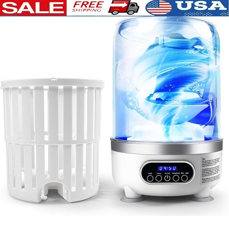Portable Mini Washing Machine Compact USB Powered Laundry Travel Dorm Camping