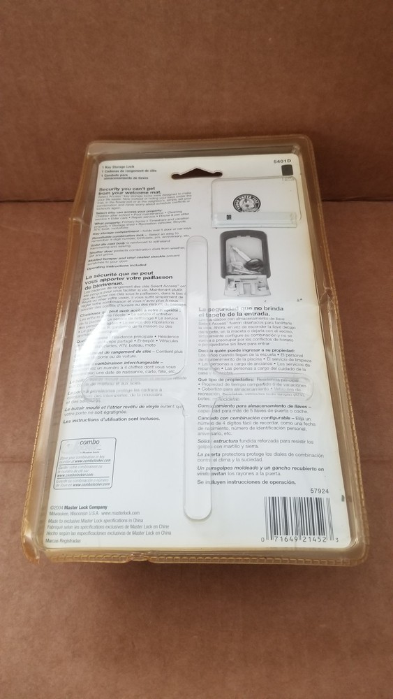 Master Lock 5401D Wall Mounted Access Key Storage , NOS