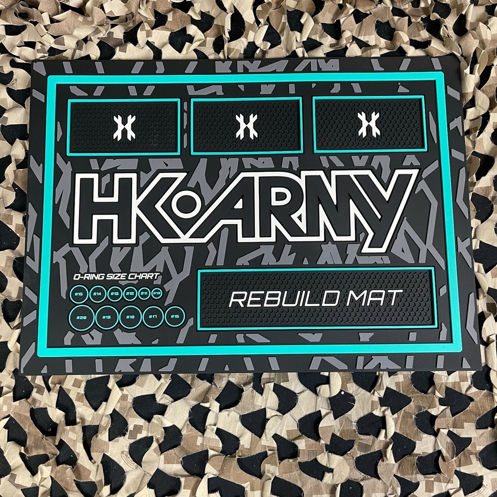NEW HK Army Tech Mat - Black/Teal