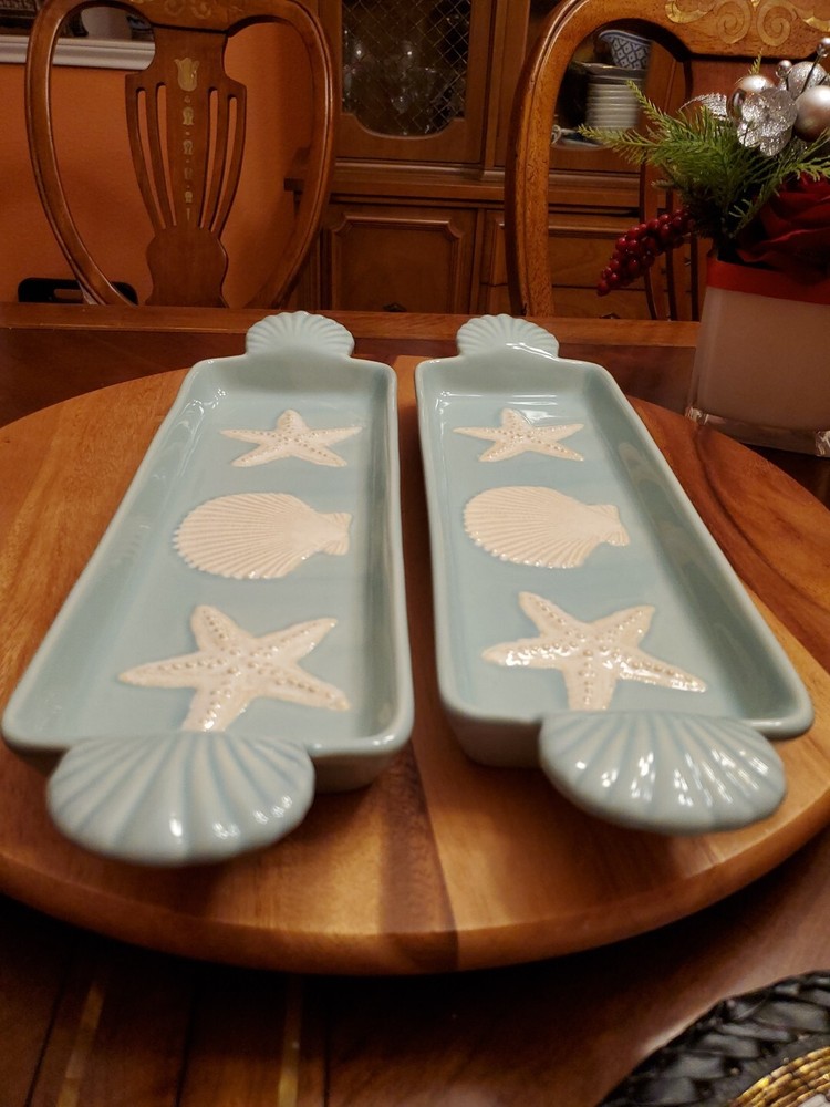 16" Rectangular Treat Tray Shoreline by HOMESTUDIO