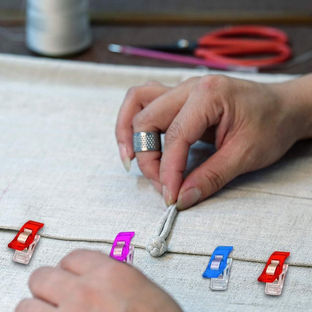 Versatile 30-Piece Fabric Clips Set in Assorted Colors for Creative Projects
