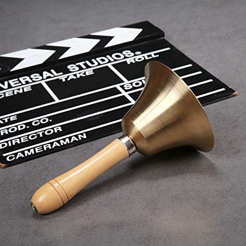 Super Loud Solid Brass Hand Call Bell 3.15 inch