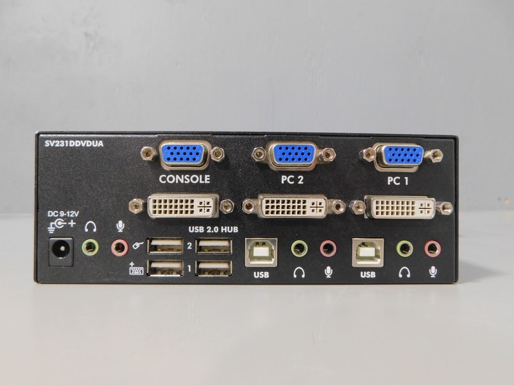 StarTech.com SV231DDVDUA 2-Ports External KVM Switch
