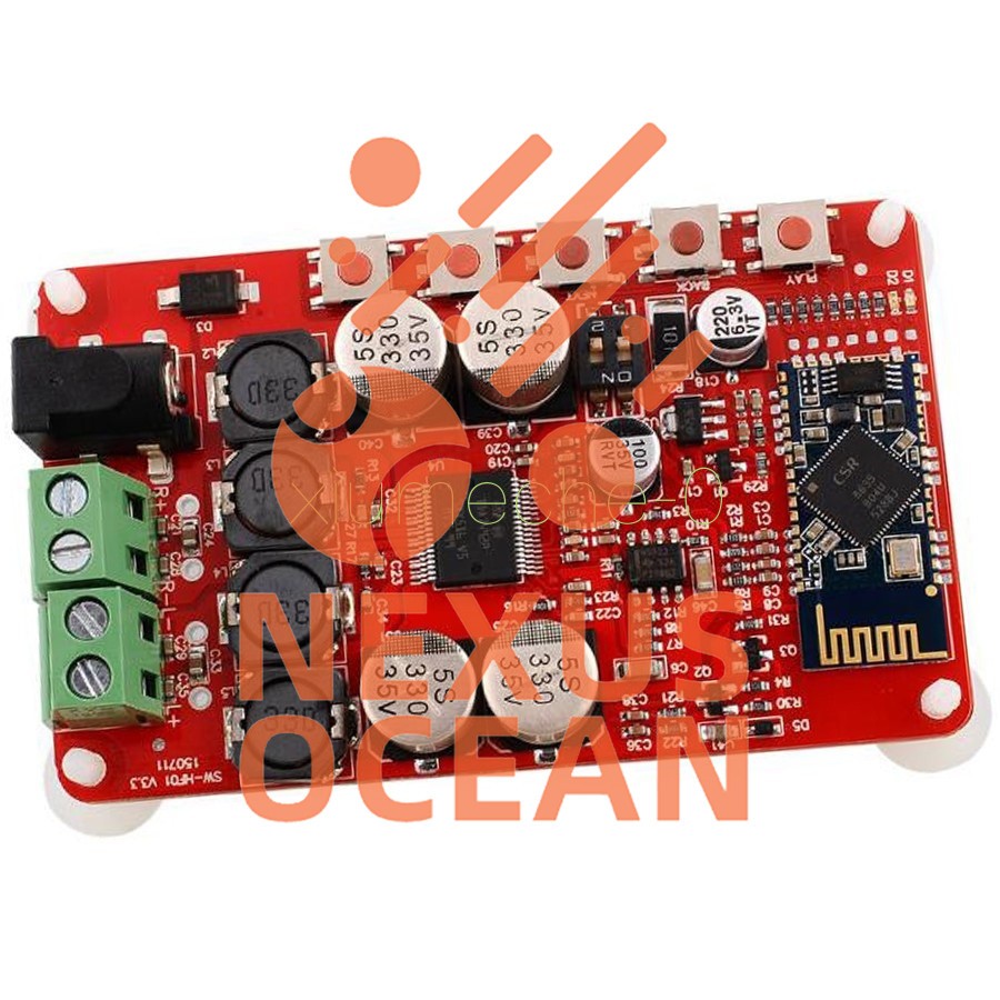 TDA7492P 50W+50W Wireless Bluetooth 4.0 Audio Receiver Digital Amplifier Board