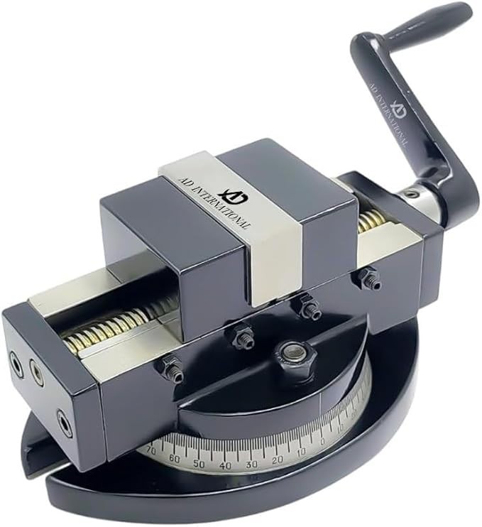 Self Centering Milling Machine Vice with Swivel Base-USA FULFILLED