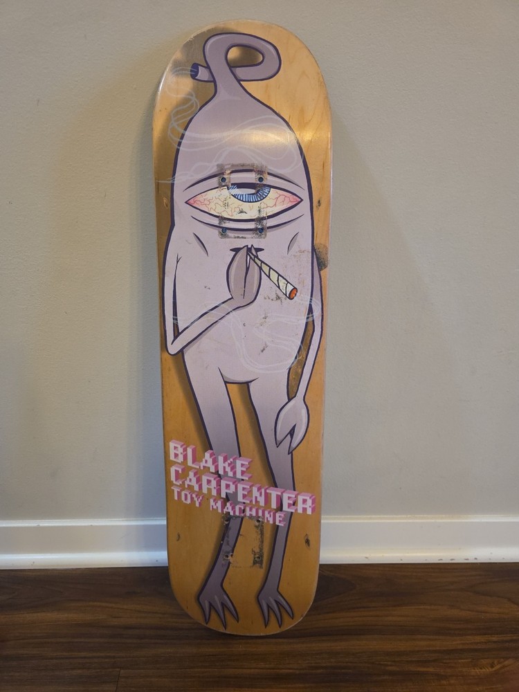 Toy Machine Skateboard Deck Blake Carpenter Pre-Owned