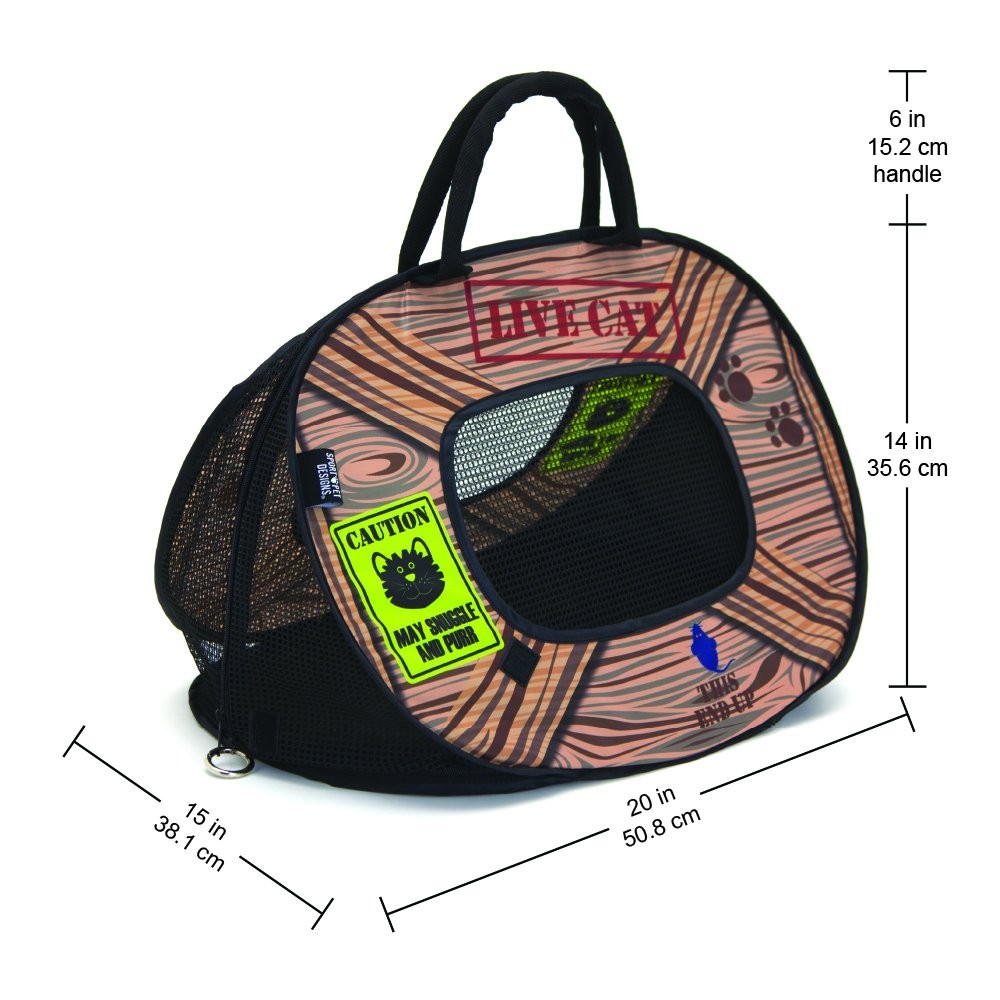 Soft Sided Cat Carriers, Pattern 20"