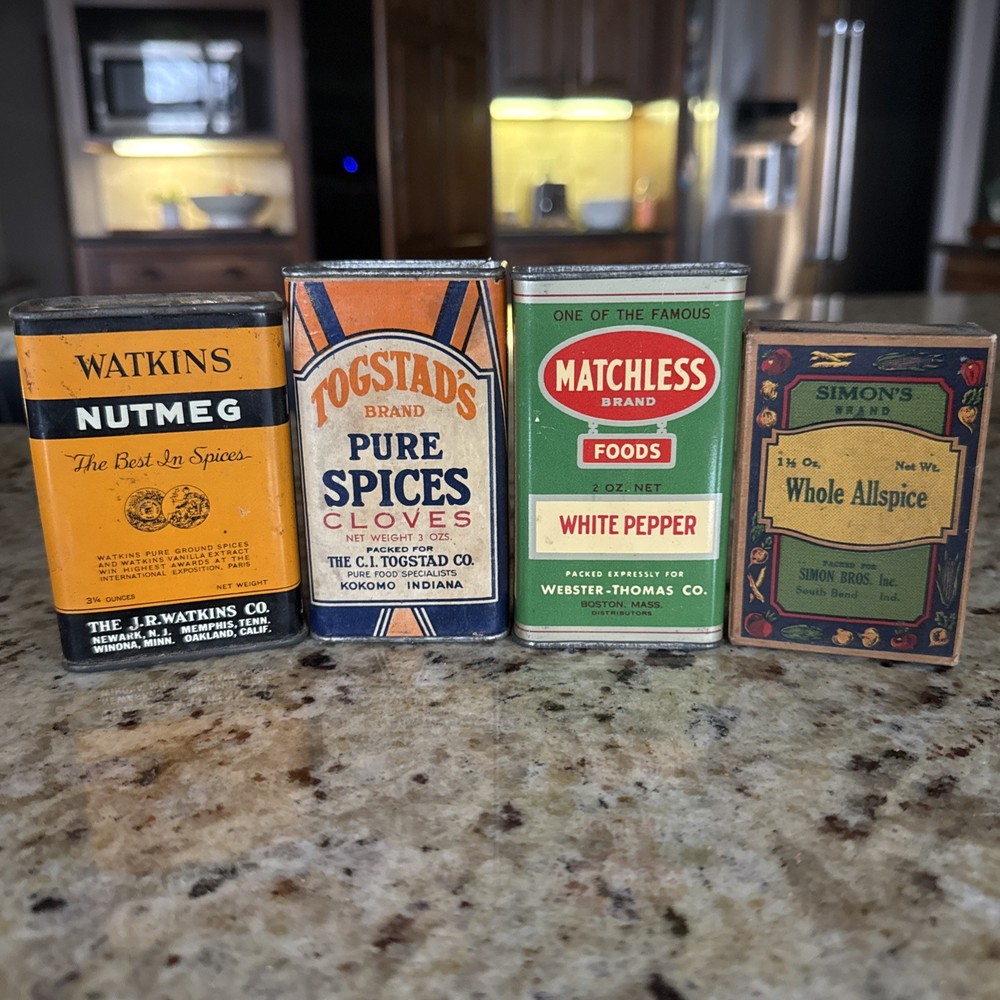 4 Spice Tin - Spice Tins - Spice Box