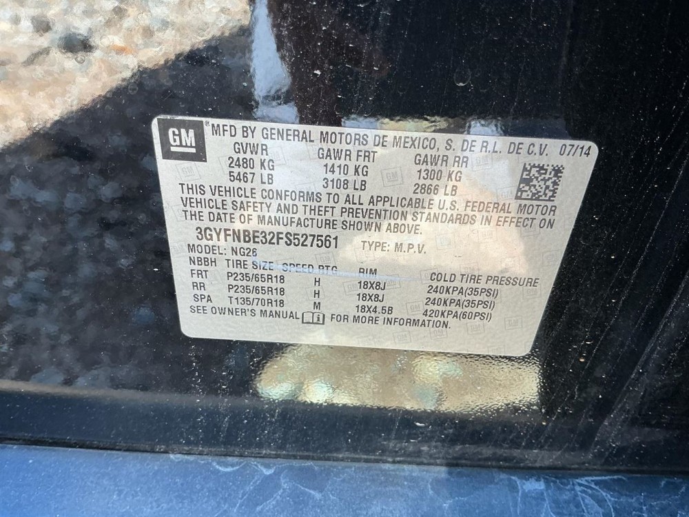 SRX 2015 Glove Box 4996100