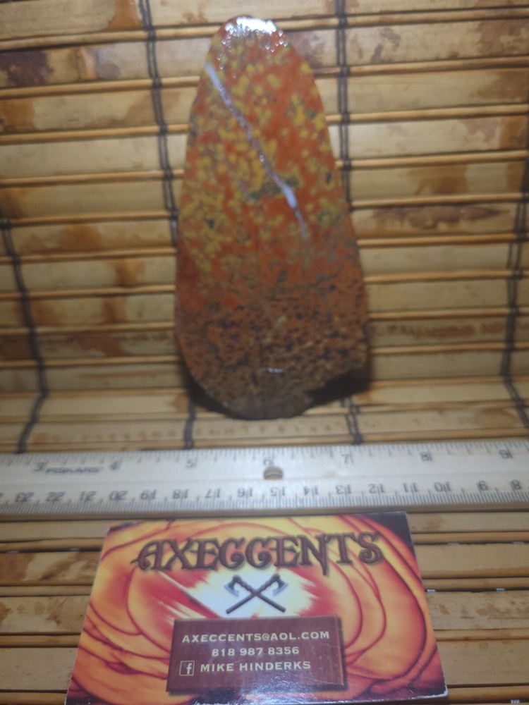 AXECCENTS/POPPY JASPER/AGATE/LAPIDARY/APJ6640