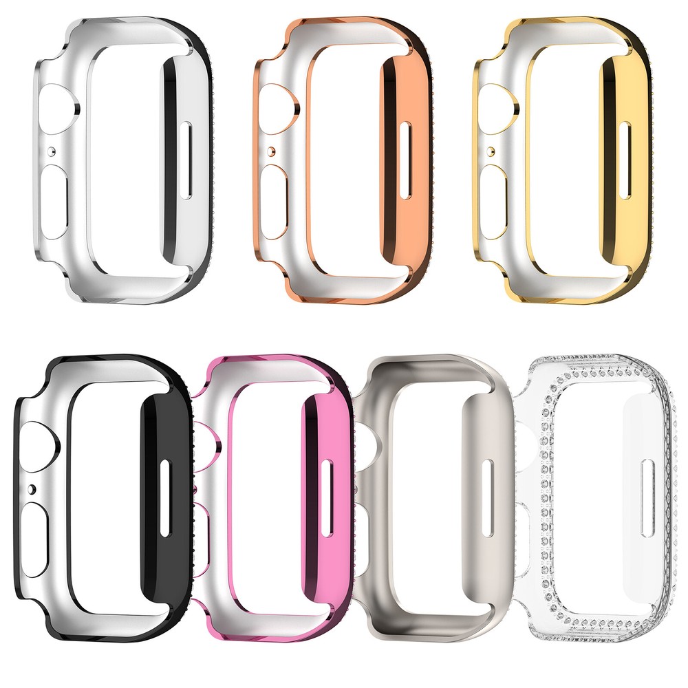 Protective Case Cover Electroplated Skeleton Case for iPhone Watch 9 Watch