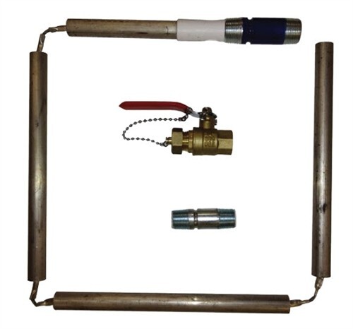 Blue Lightning 1017430 Flexible Magnesium Outlet Anode Rod 42" with Drain
