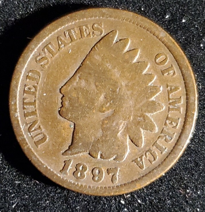 1897 INDIAN HEAD PENNY. Our t2131