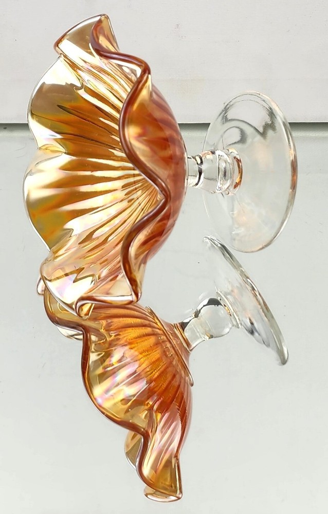 Carnival Glass Candy Dish