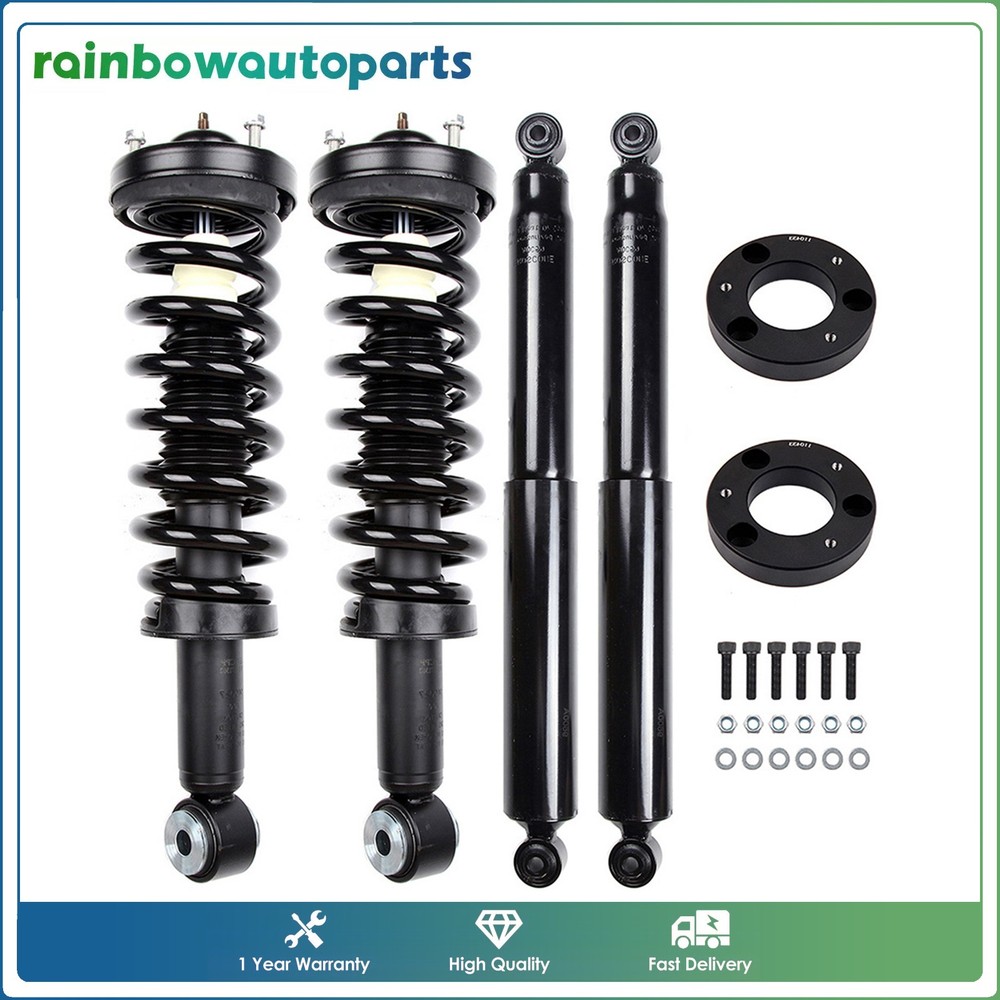 1.5" Front Leveling Kit & Front Struts & Rear Shocks For 2004-2008 Ford F-150
