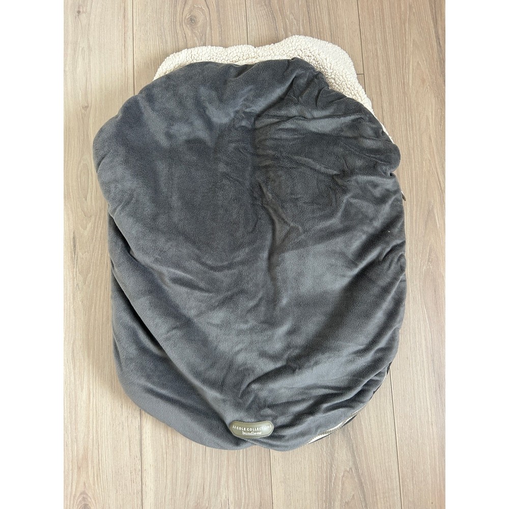 JJ Cole Bundle Me Infant Grey Graphite Thermoplastic Stroller Blanket