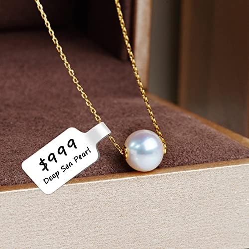 Self adhesive jewelry tags roll white labels for pricing and display use