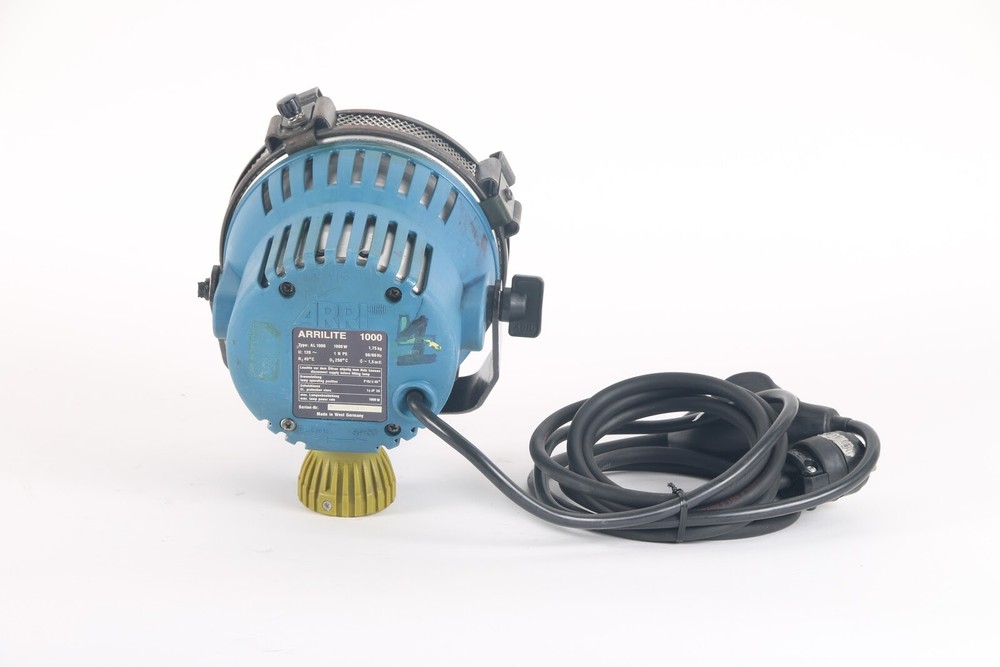 Arri Spotlight Arrilite 1000 Studio Spotlight Fixture - Writing on Unit