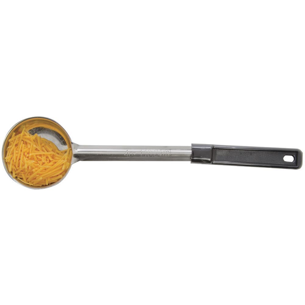 HUBERT Portion Control Server 4 oz Stainless Steel with Black Plastic Handle