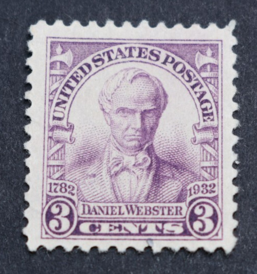 US SCOTT #725 - Daniel Webster  3c stamp 1932 MNH