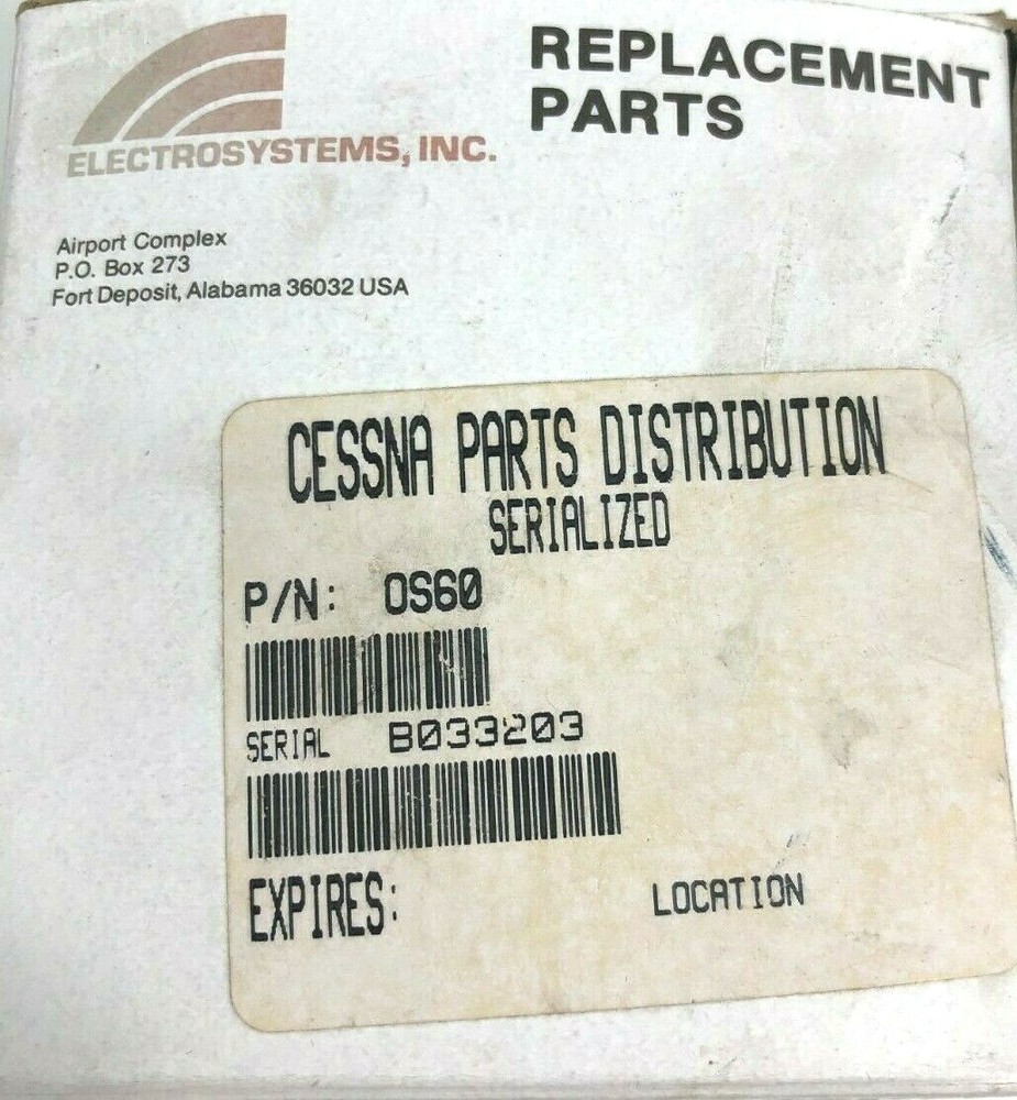 Electrodelta OS60 Cessna Aircraft Sensor
