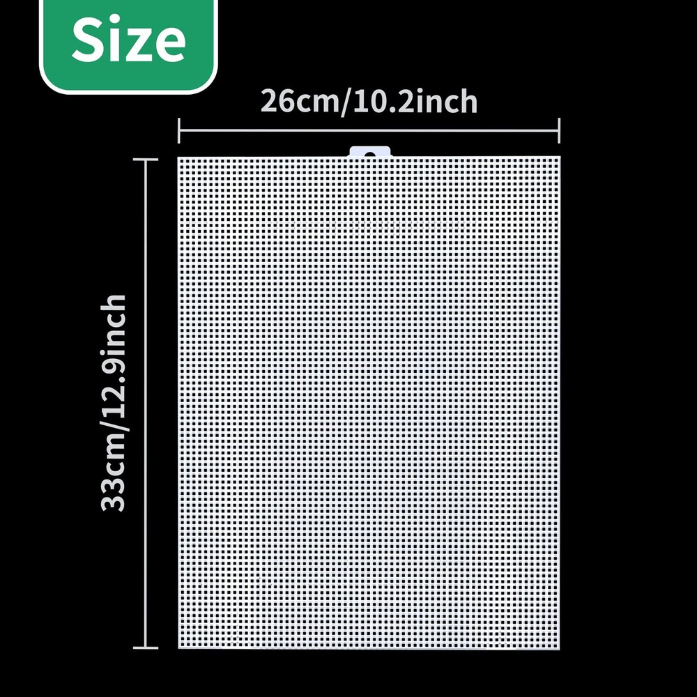 2 Pack Fish Tank Divider Plastic Grid Cuttable Grid Plate Fish Separator with...