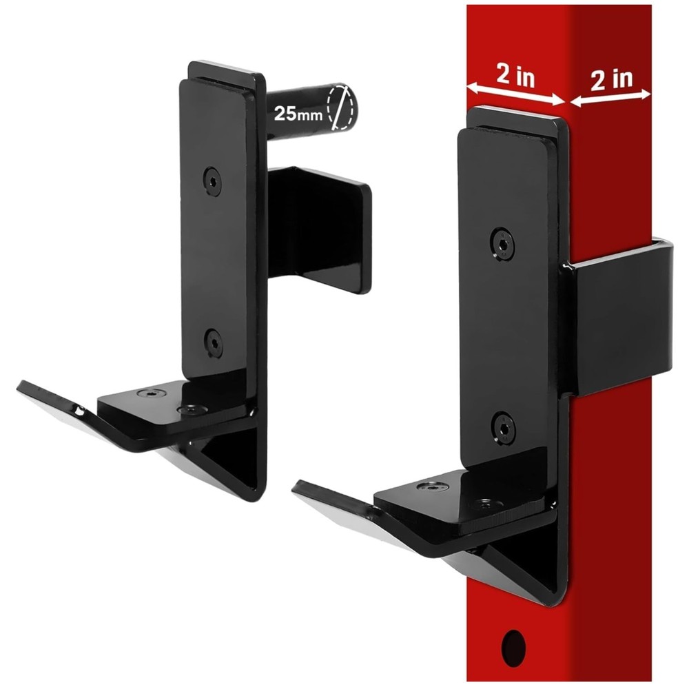 Power Rack J-Hooks Pair for 2x2 Power Racks