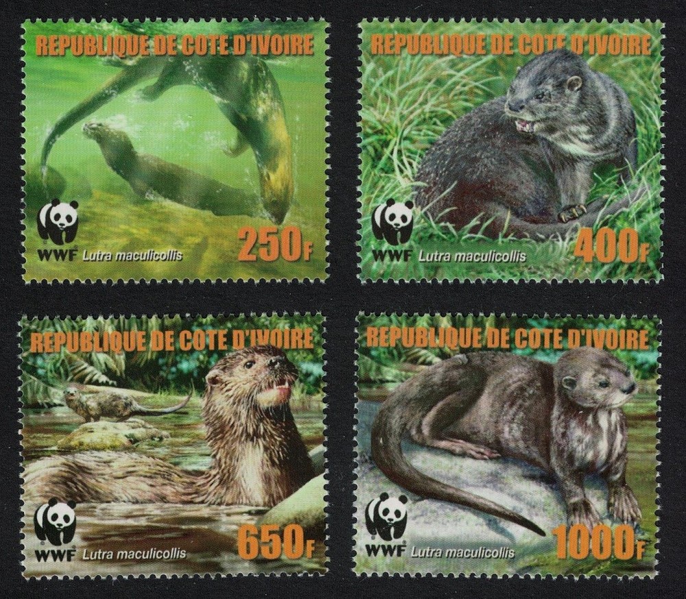 Fauna Animals WWF 4 Sets Indonesia Ivory Coast