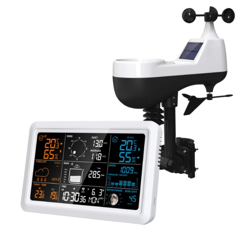 Wind Speed and Direction Meter Temperature and Humidity Meteorological Station