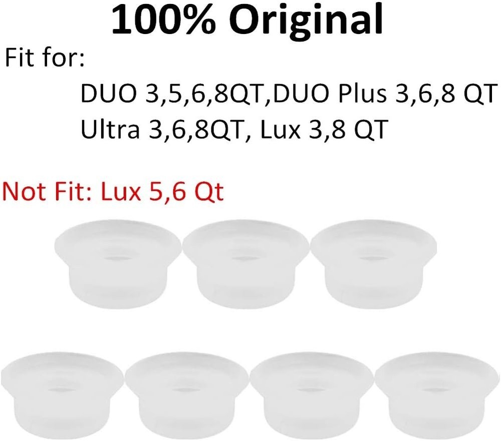 Original Replacement Float Valve Gaskets for Instant Pot Duo 3, 5, 6, 8 Quart, D