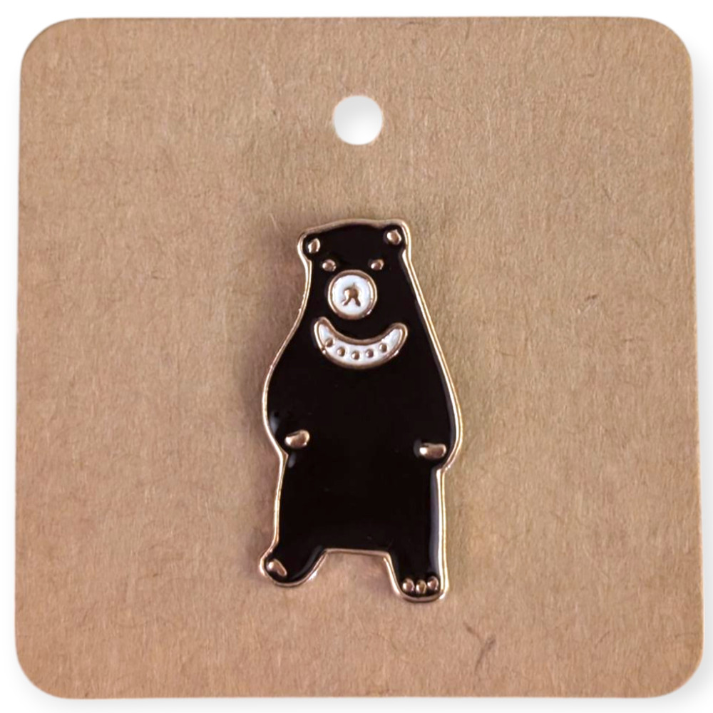 Animal Enamel Pin: Brown Sun Bear