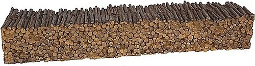 Walthers-Acc Pulpwood Load - HO Scale Model Train Freight Car Load - #3100