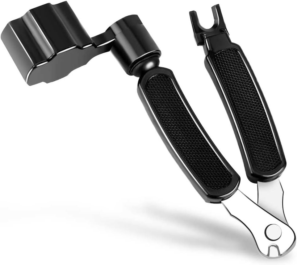 Effortless Guitar Maintenance with 3-in-1 Winder, Cutter & Puller Tool – Style-A
