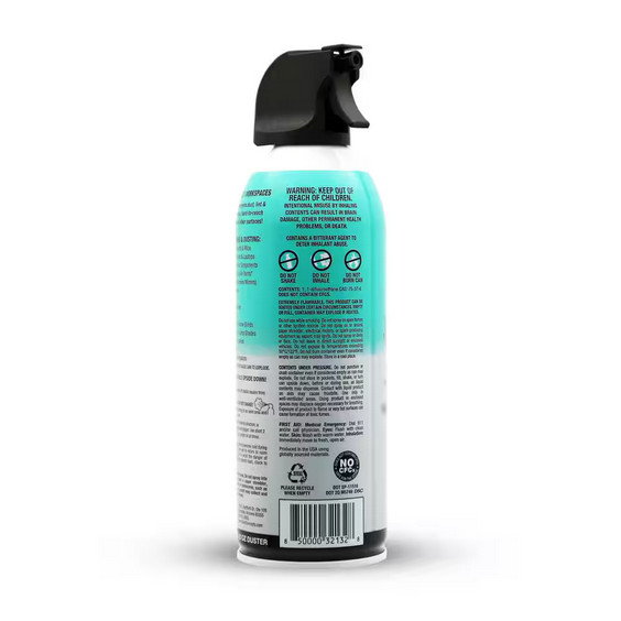 10oz KHD Air Duster Cans 2-Pack – Compressed Spray, Ozone Safe