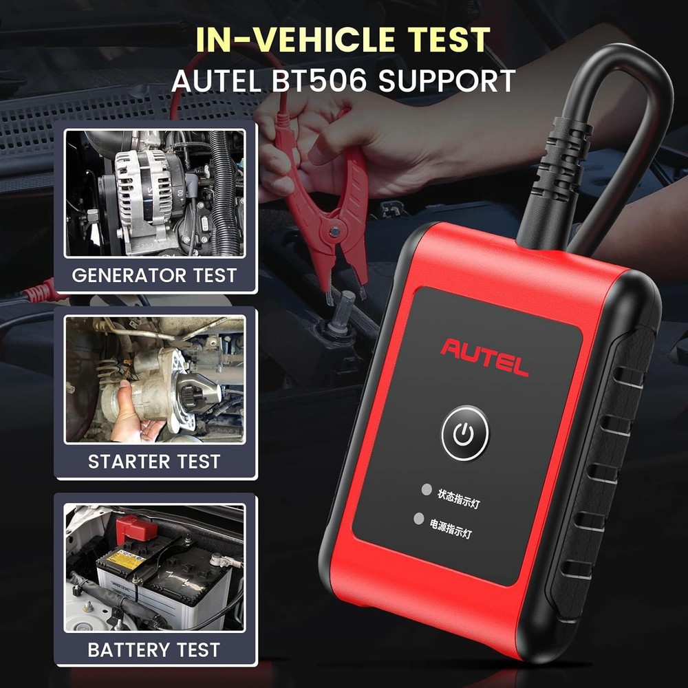 Autel MaxiBAS BT506 Auto Battery and Electrical System Analysis Tester Tool