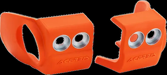 Acerbis Orange Fork Shoe Boot Protector Pair KTM 300 XC 17-22