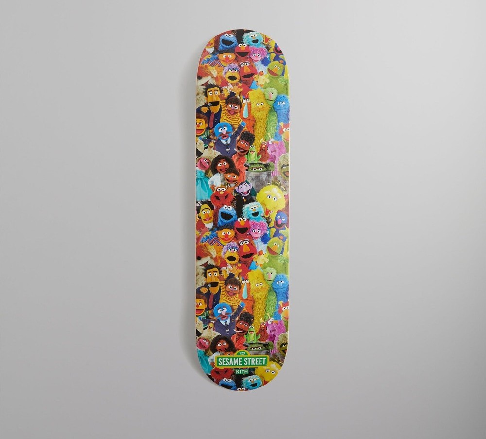 Kith for Sesame Street Skatedeck