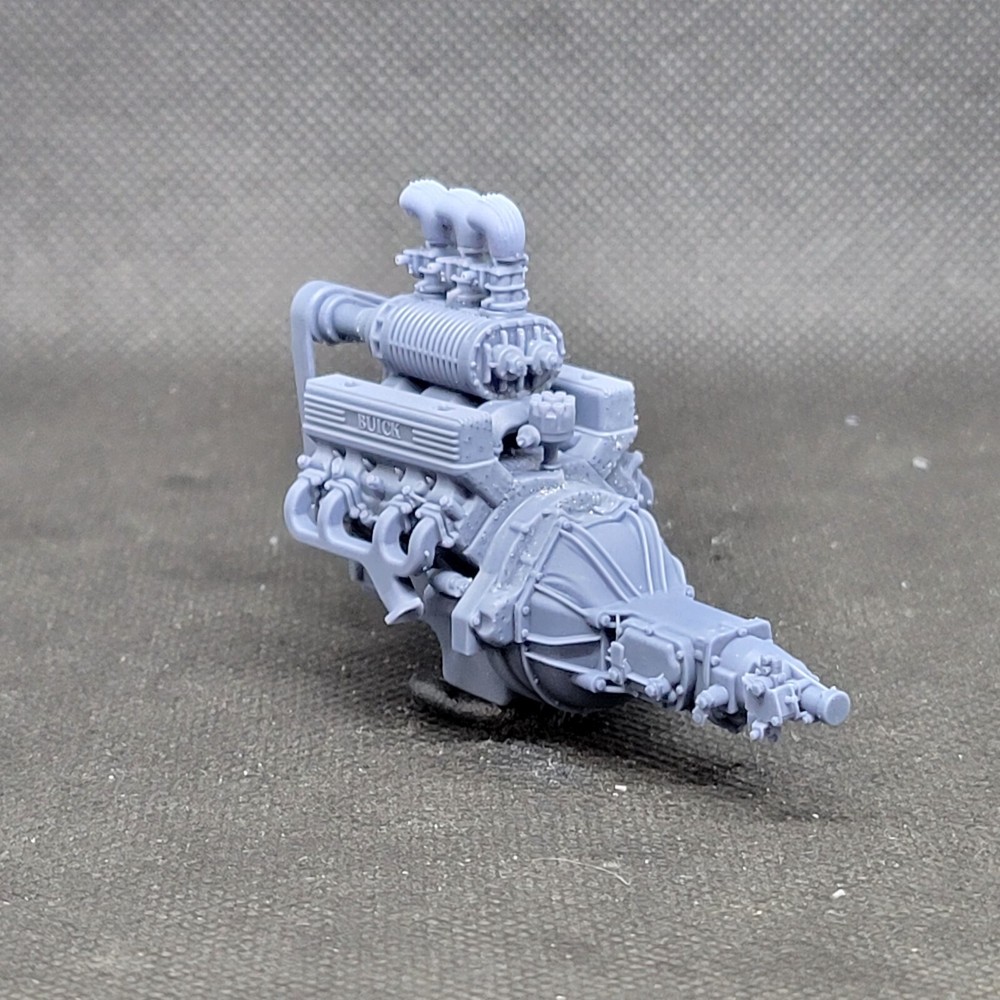 Blown Buick Nailhead model engine resin 3D printed 1:24-1:8 scale