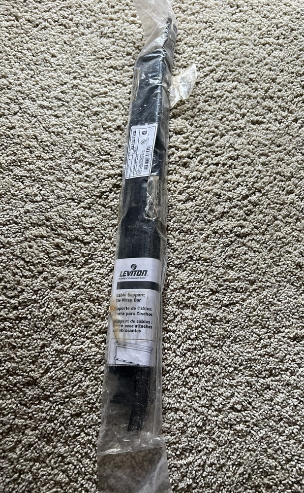 New Leviton 49258-TWB Tie Wrap Bar