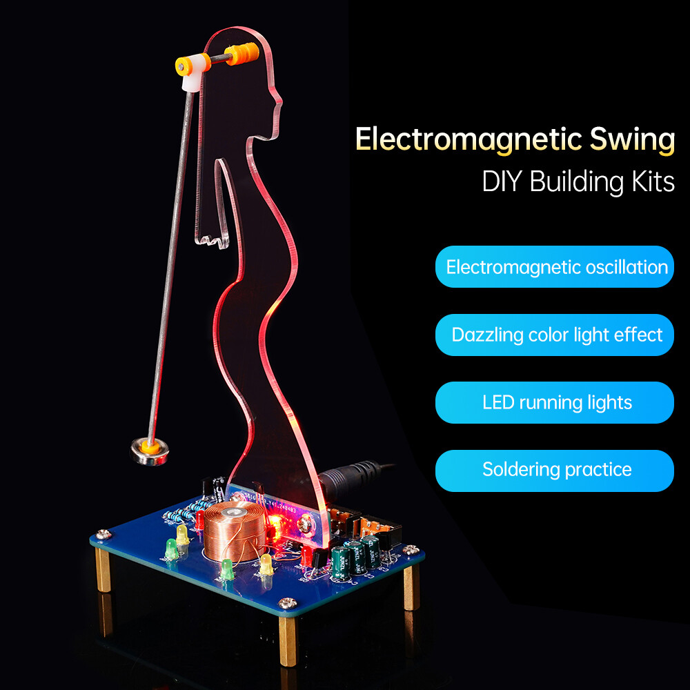 DIY LED Electronic Swing Kit Electromagnetic Swing Induction Teaching Welding