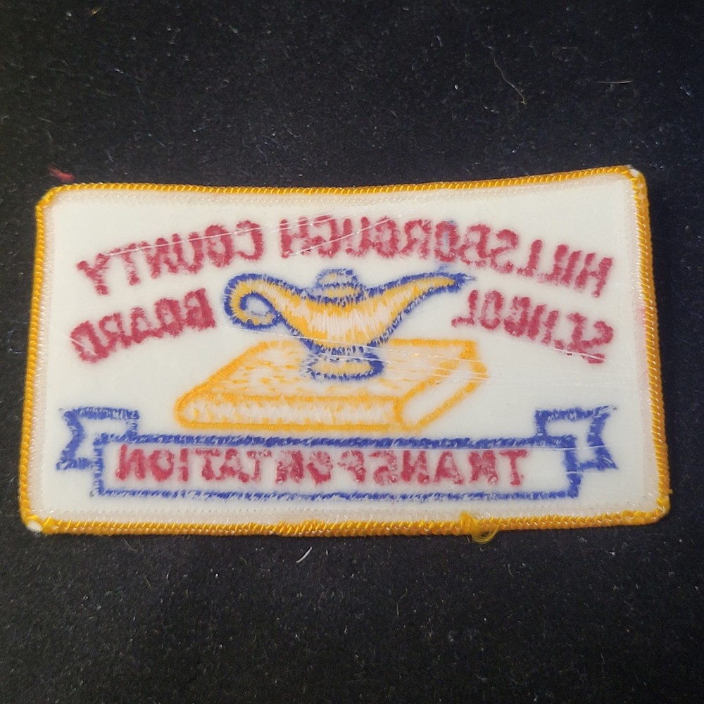 Hillsborough County School Board Transportation Embroidered Jacket Patch Logo