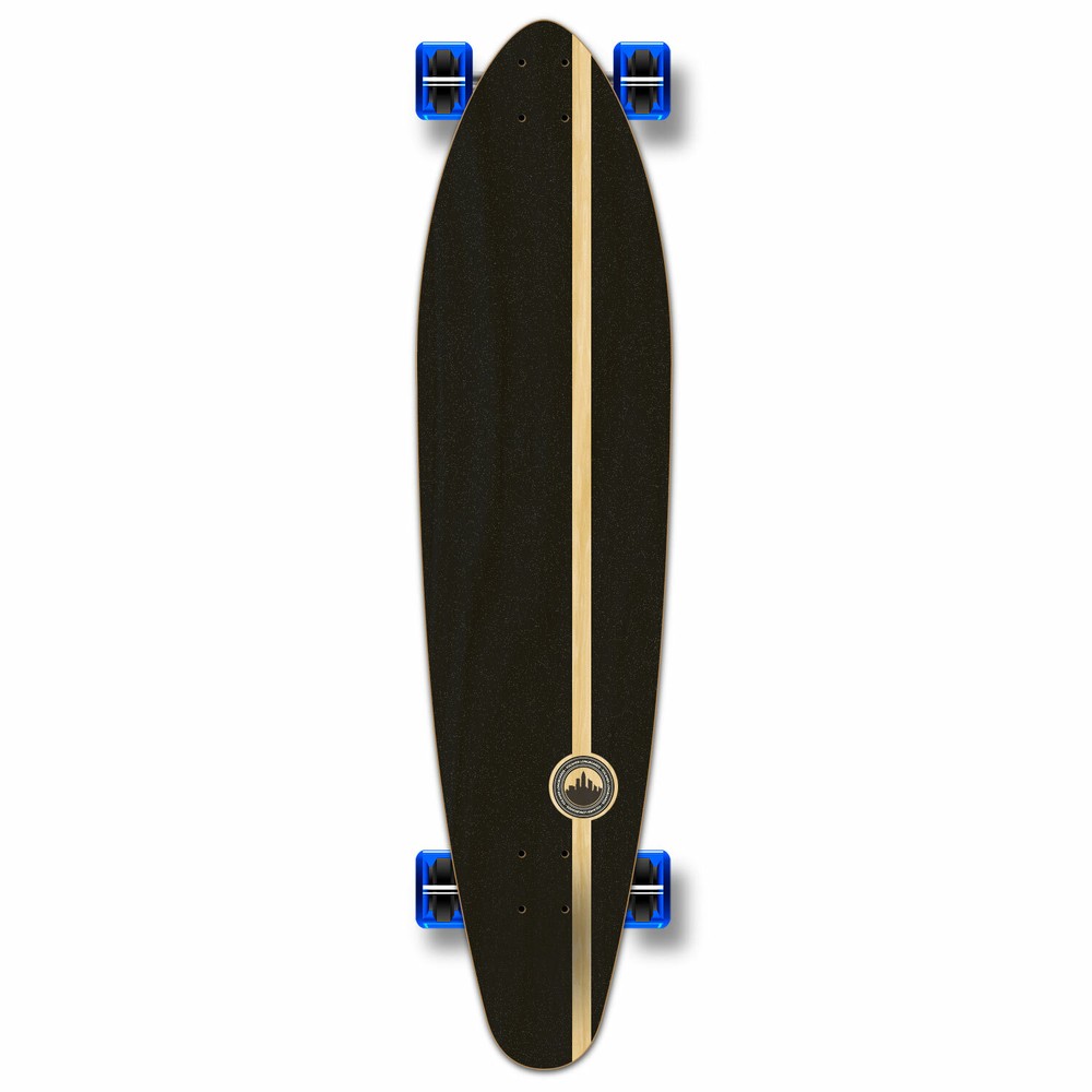 Yocaher Kicktail Tsunami Longboard Complete