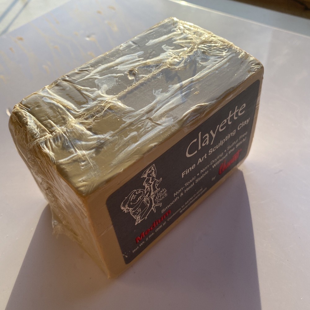 Chavant Clayette Medium (Cream) 2 Lb Brick