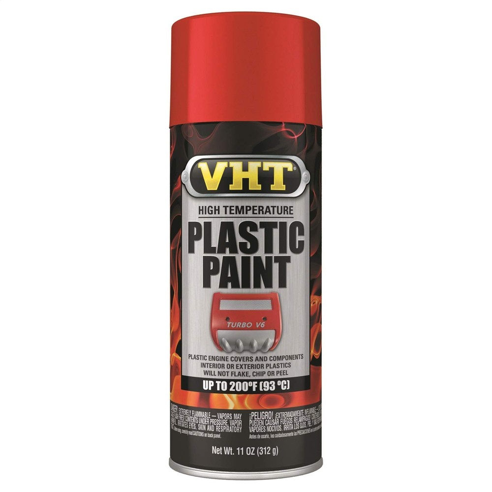 VHT High Temperature Plastic Spray Paint 11oz Red Automotive Engine Paint