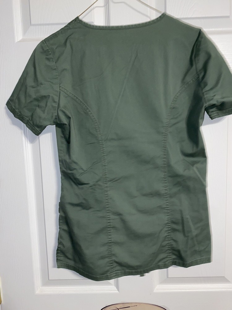 Two Sets Womens Scrubs Green