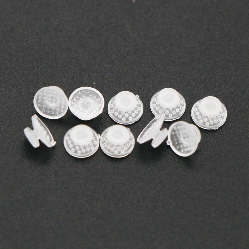 US 100Pcs Dental Orthodontic Ceramic Lingual Button Clear Bondable Mesh Base