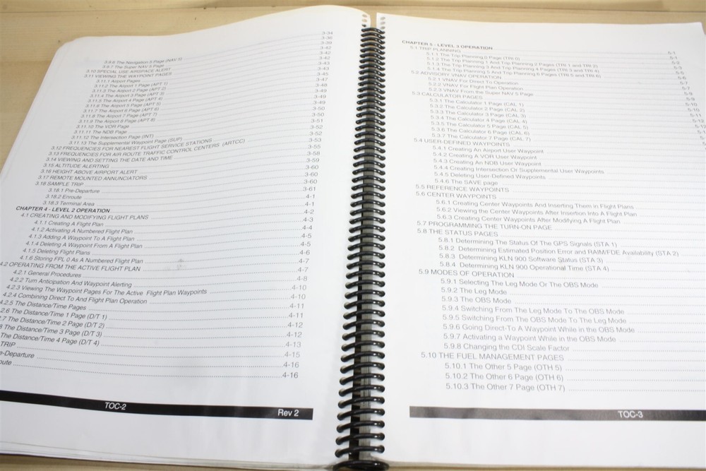King KLN-900 Pilot's Guide Manual